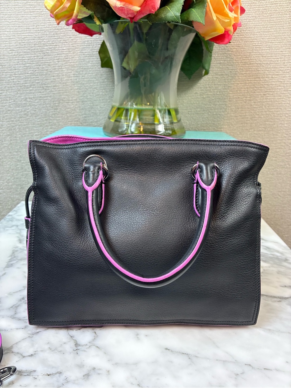 Loewe Flamenco Mini Black & Purple Rare Crossbody Bag - Excellent Condition🔥 - Picture 4 of 16